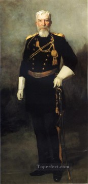  Robert Lienzo - Retrato del Coronel David Perry 9.a Escuela Ashcan de Caballería de EE. UU. Robert Henri